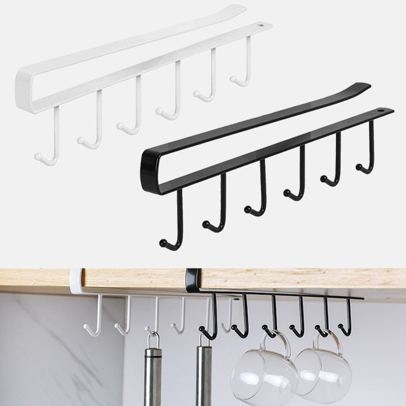 Kitchen Cupboard Hook Organizer