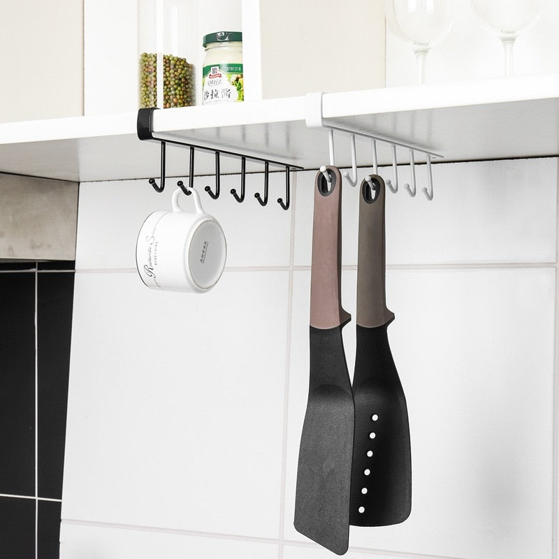 Kitchen Cupboard Hook Organizer