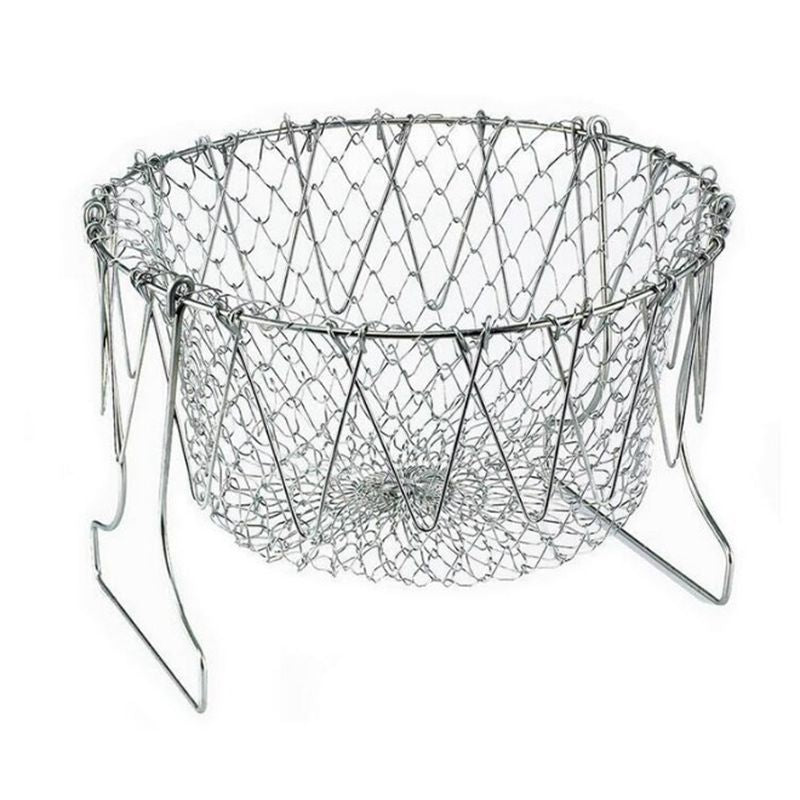 Foldable Stainless Steel Basket Strainer