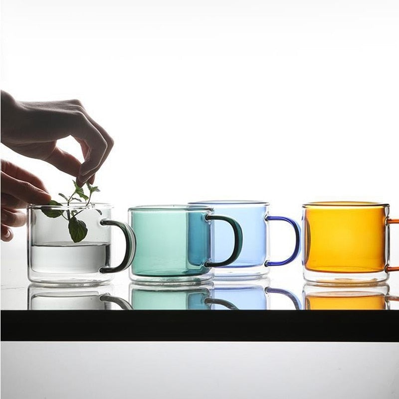 250mL Colored Glass Cup