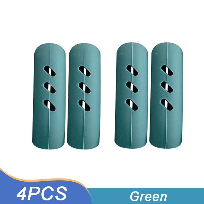 4/8Pcs Silicone Pan Handle Cover for Insulation