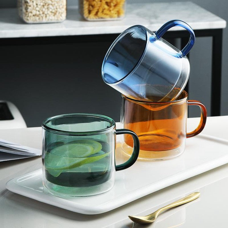 250mL Colored Glass Cup