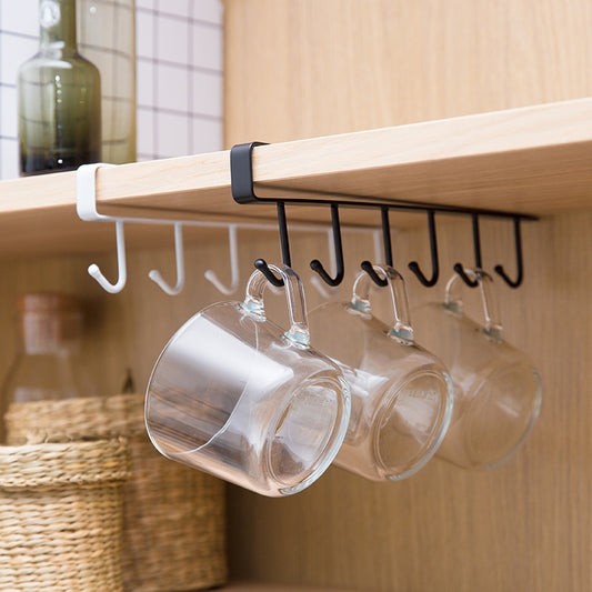 Kitchen Cupboard Hook Organizer