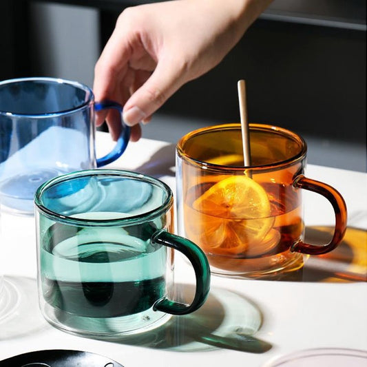 250mL Colored Glass Cup